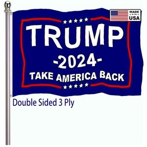 Double sided 3’ x 5’ Trump flag